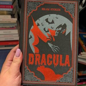 Dracula Book with Red and Black Cover